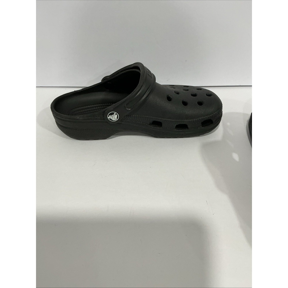 Crocs Slip On Clogs, Men's 5 Women's 7, Black - Picture 3 of 7
